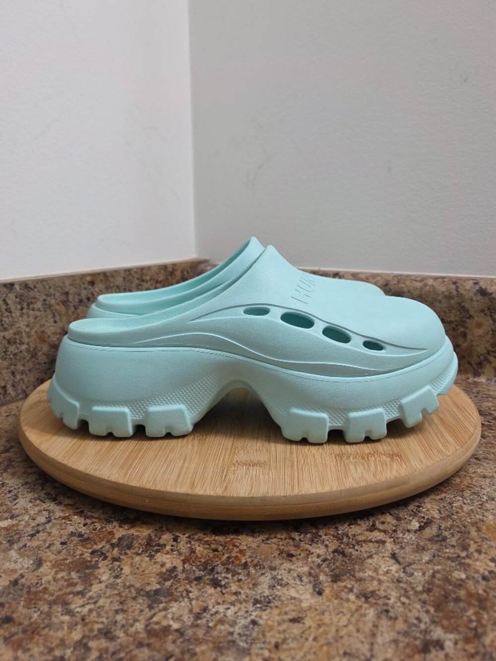 Hunter Bryce Womens Platform Clogs Size 8